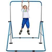 YEEGO DIRECT Gimnasia Barras Horizontales- Altura Ajustable de Gimnasia Barras Horizontales Bar Junior Plegable Niños…